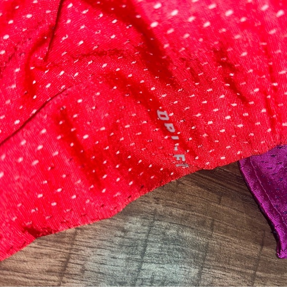 Lot of 2 Nike Shorts Womens Small Running Athletic Drawstring Pink Purple - Picture 5 of 7